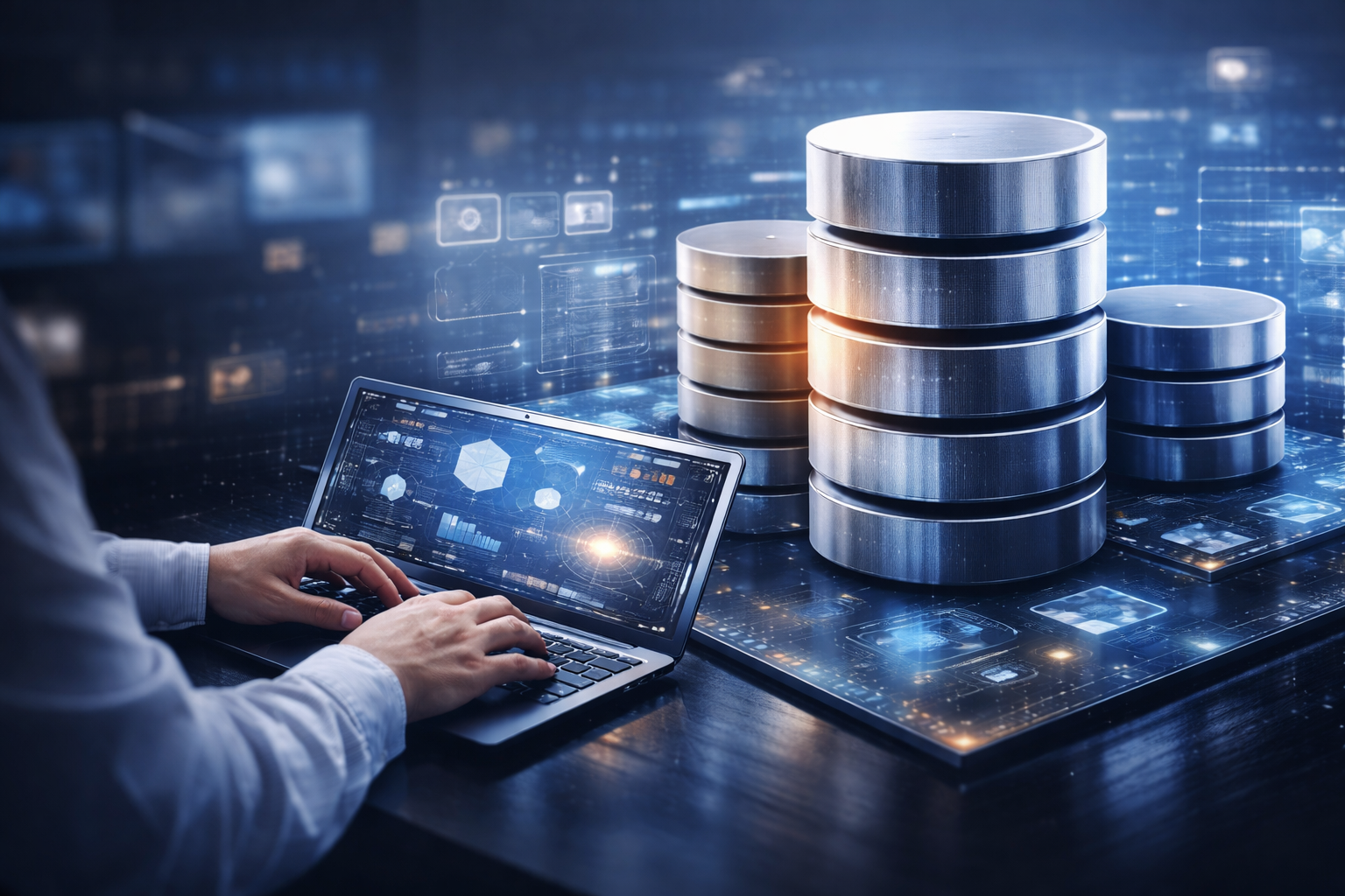 Gestión de bases de datos Vértice Hub